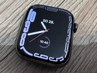 Apple Watch Series 7 45mm Cellular ocel ZÁRUKA