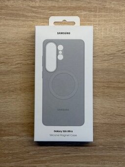 Silicone Magnet Case pro Samsung Galaxy S26 Ultra šedý