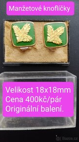 Manžetové knoflíčky - myslivecké