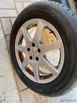 Alu kola 16” 5x105 Enzo a letní pneu 205/60/R16
