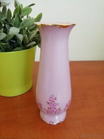 Váza Leander - růžový porcelán