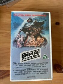 Originální VHS kazeta Star Wars The Empire strikes back - 1