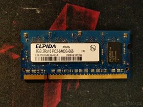Paměť RAM do NB Elpida EBE11UE6AESA-8G-F 1GB 800MHz DDR2 - 1