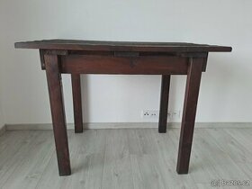 Dřevěný zahradní stůl 110 x 67 x 83 cm