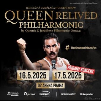 QUEEN RELIVED Philharmonic - VIP KLUBOVÉ PATRO O2 ARENA