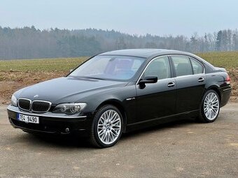 BMW E65 760i 327 kw LCI, servis, hezký, bez investic
