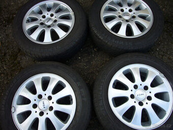 LETNÍ ALU KOLA MERCEDES 15" 5x112 6" et-44,stř.-66,6