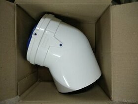 Kourovod, kolena 45° 80/125 viessmann 2ks cena za obe - 1