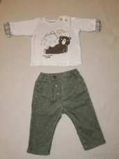 Kalhoty a mikinka Benetton vel. 62