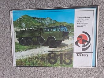 Tatra 813 dobové firemní prospekty pro sběratele