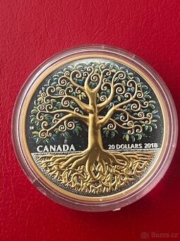 Stříbro / stříbrná mince 1oz Strom života 2018 proof