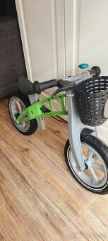 Dětské odrážedlo First Bike + košíček a adaptér