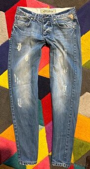 DOLCE GABBANA W 31 L 34 PÁNSKÉ KRÁSNÉ DŽÍNY