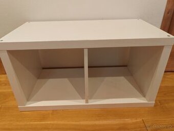 Ikea Kallax 2x1 bily