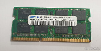Paměť RAM do NB Samsung M471B5673DZ1-CF8 2GB 1066MHz DDR3