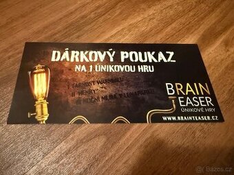 Úniková hra Brain Teaser / Brno / Sleva 900 Kč / 2-6 hráčů