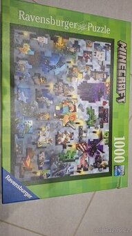 Puzzle Minecraft 1000 dílků