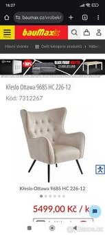Prodám křeslo