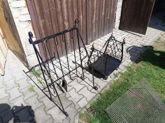 Krbové nářadí + koš na dřevo
