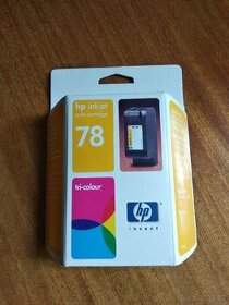Inkoustová kazeta HP 78 originální nepoužitá dříve vyrobená