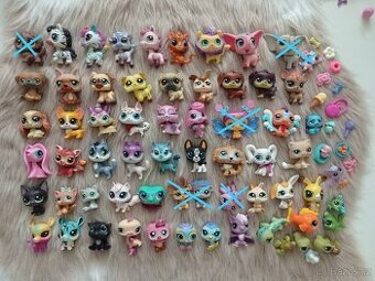 LPS sbírka různých zvířatek littlest petshop originál