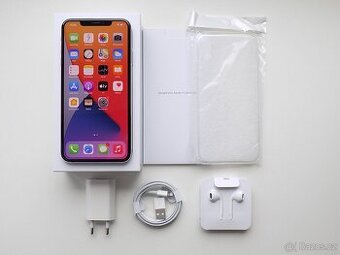 APPLE iPhone XS Max 512GB Silver - ZÁRUKA - 100% BATERIE