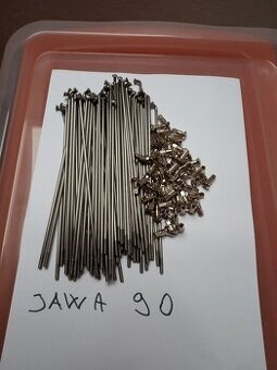 Jawa 90 výplet kol, nové , nerez, české