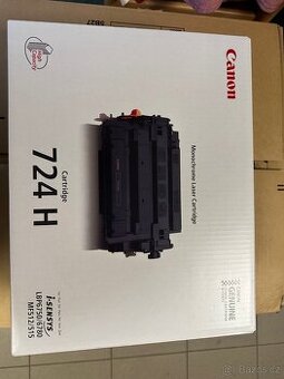 Nový originální toner CANON 724 H černý 12500str.