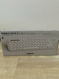Logitech Pebble Keyboard 2 K380s, bílá