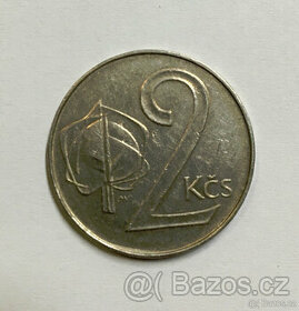 mince 2Kčs ČSFR rok 1991 - 1