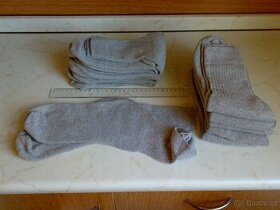 Světle šedé teplejší ponožky vel. 39-42