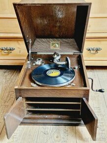 Starožitný gramofon His Master's Voice, model 103 D, Anglie