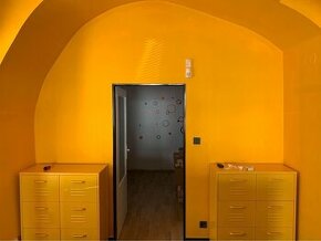 Zásuvková skříň - komoda žlutá 80 x 35 x 101,5 cm - 3 KUSY
