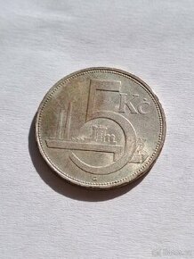 5 koruna 1928 varianta B