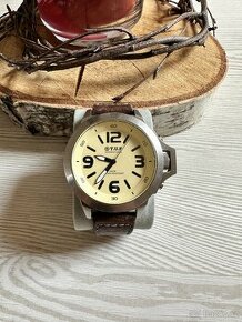 Pánské hodinky TOUGH Jeansmith T.U.F brown leather