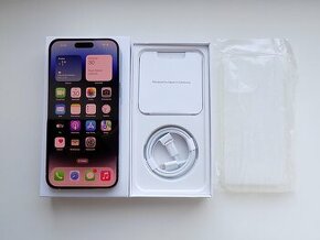 APPLE iPhone 14 Pro MAX 128GB Silver - ZÁRUKA - TOP STAV
