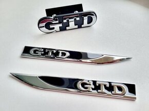 Napis znak logo GTD GTI napis na blatníky