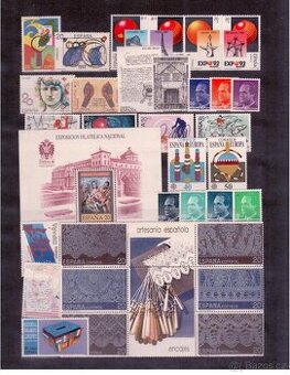 sestava ++ známek Španělska roku 1989 - 1