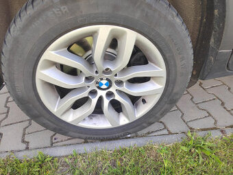 BMW X3, F25, ALU kola 4ks + pneu na dojetí zimní, 225/60/17