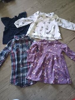 Košile, halenka, triko a šaty vel 86/92