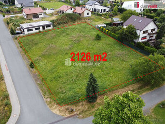 stavební pozemek 2126m2