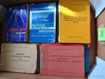 Drážní předpisy, jízdní řády aj. 8