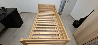 2x postel zn. Domestav z masivu 90x200 s roštem