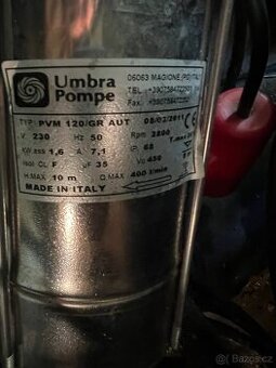 Kalové čerpadlo zánovné - 1