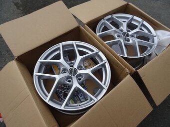 Alu disky Borbet, 17", 5x114.3, ET 40, šířka 7,5J