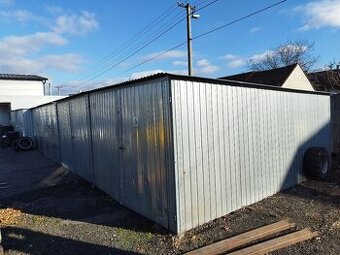 Plechová garáž,bouda,zahradní domek 3 x 5 m