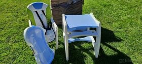 Nová rostoucí krmící židlička 3v1
