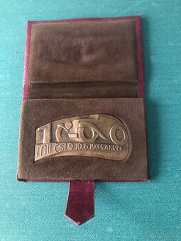 Plaketa 1000 Mil Československých 1934