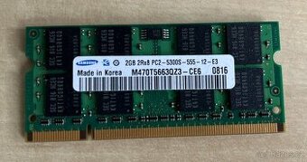 2GB DDR2 RAM do Notebooku