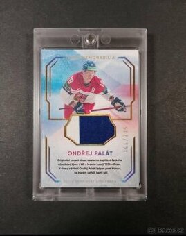 Hokejová karta s kouskem dresu - rarita